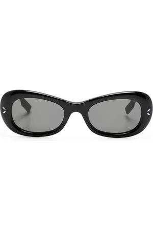 Alexander McQueen Gafas de sol con montura oval