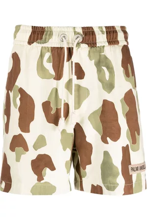 Palm Angels Bermudas con estampado militar