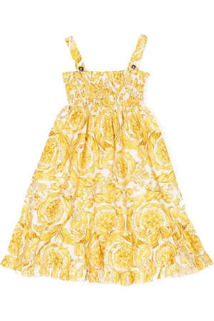 VERSACE Vestido sin mangas con motivo floral