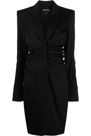 Tom Ford Vestido midi fruncido
