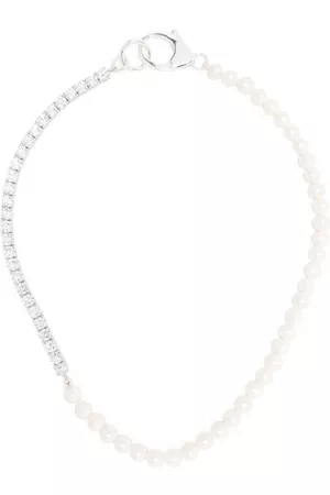 Hatton Labs Collar en plata de ley con perlas