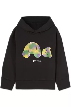 Palm Angels Sudadera con capucha y logo Bear