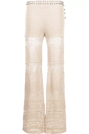 Paco rabanne Pantalones de talle alto
