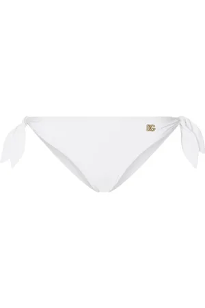 Dolce & Gabbana Bragas de bikini con placa del logo