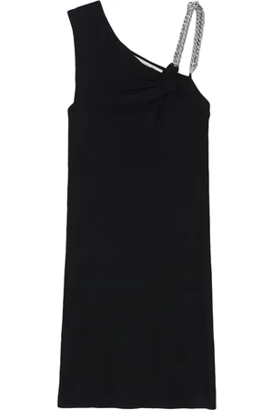 1017 ALYX 9SM Vestido de canalé con detalle de cadena