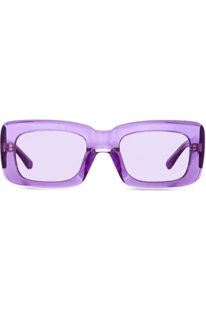 Linda Farrow Gafas de sol con montura rectangular de x