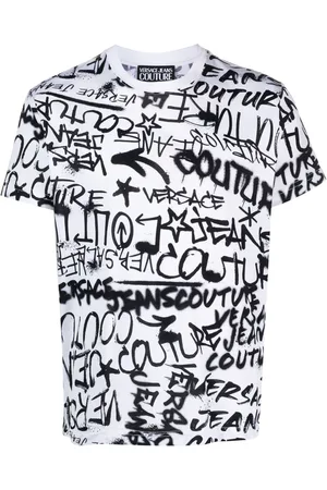 VERSACE Camiseta con motivo de grafiti