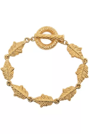 Givenchy Pulsera con motivo de hoja 1990