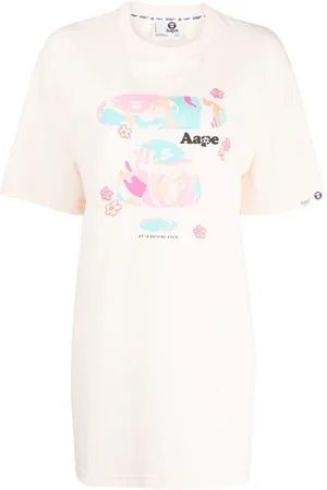 A Bathing Ape Camiseta con logo estampado