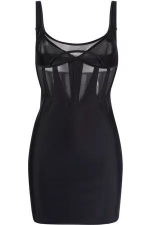 MUGLER Minivestido estilo corsé