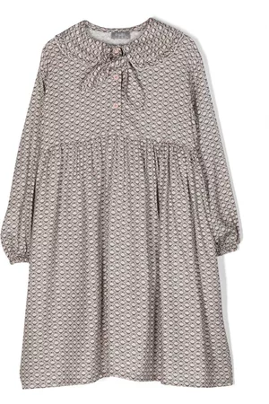 Il gufo Vestido con motivo del monograma