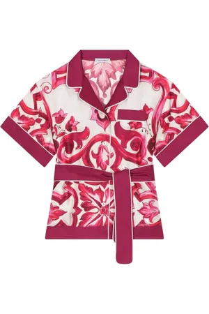 Dolce & Gabbana Camisa con estampado Mayólica