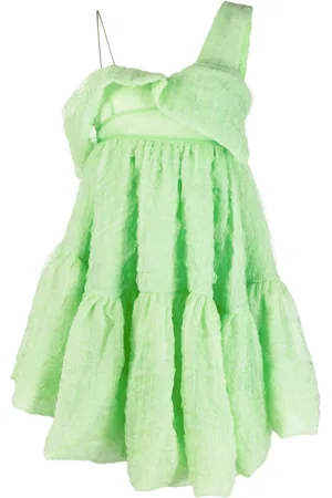Cecilie Bahnsen Vestido Soon asimétrico drapeado