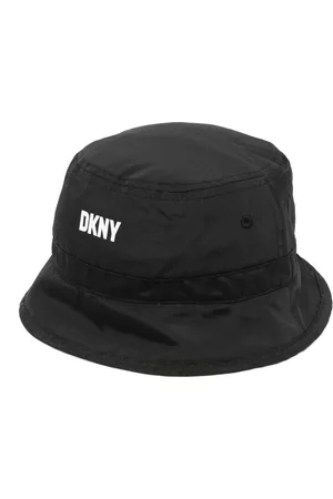 DKNY Sombrero de pescador reversible con logo
