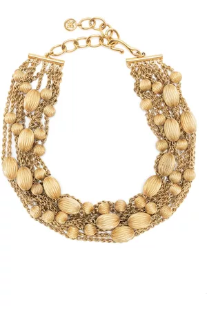 Givenchy Collar con múltiples cadenas y motivo de esferas 1990