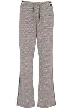 Balmain Pantalones de chándal con monograma en jacquard