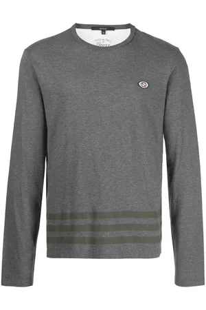 Gucci Camiseta de manga larga con logo bordado
