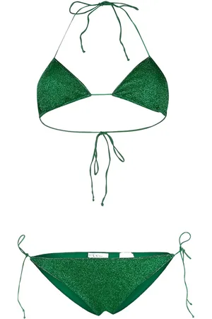 Oseree Top de bikini con cuello halter