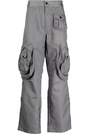 Heron Preston Pantalones cargo con parche del logo