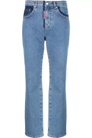 Moschino Vaqueros rectos de dos tonos