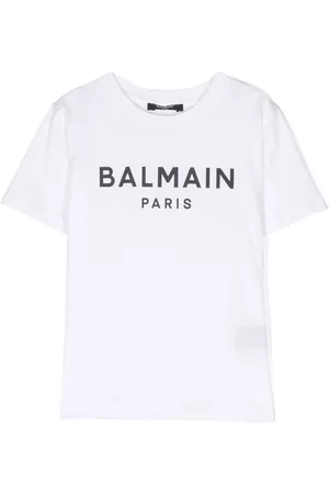 Balmain Camiseta con logo estampado