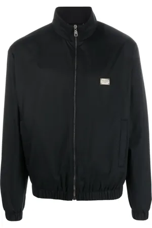 Dolce & Gabbana Chaqueta liviana con placa del logo