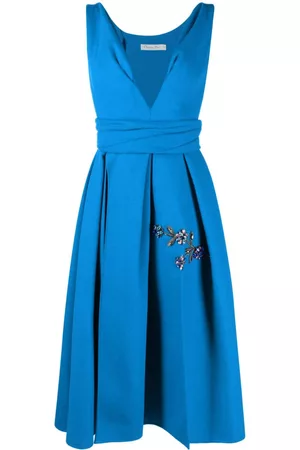 Dior Vestido acampanado plisado 2010 pre-owned