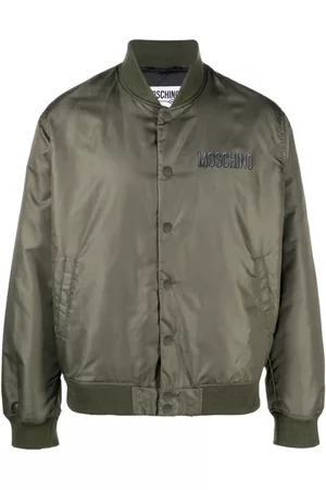 Moschino Chaqueta bomber con logo estampado