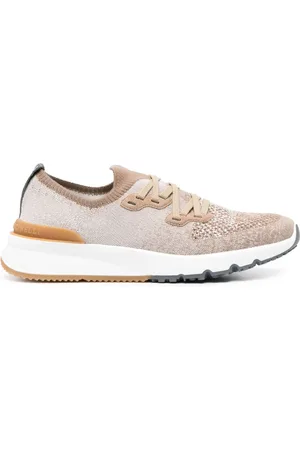 Brunello Cucinelli Zapatillas con panel de malla