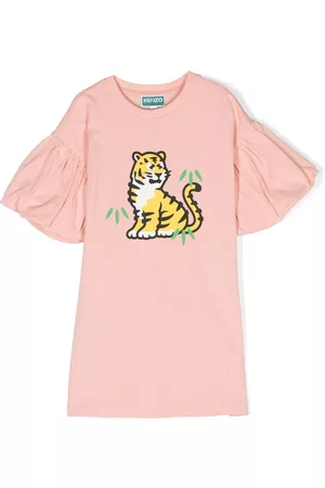 Kenzo Vestido con estampado gráfico