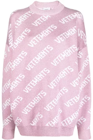 Vetements Jersey con monograma en intarsia