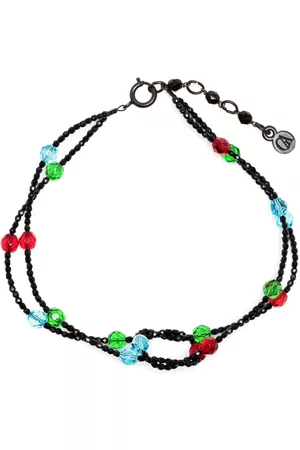 Giorgio Armani Collar con cuentas y tira retorcida
