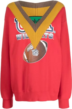 Colville Sudadera con cuello en V y estampado gráfico