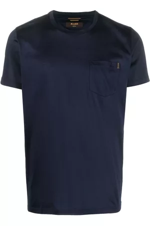 MOORER Camiseta con cuello redondo