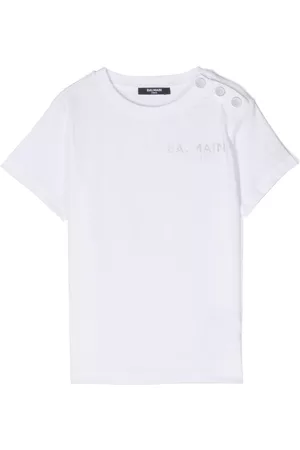 Balmain Camiseta con logo estampado