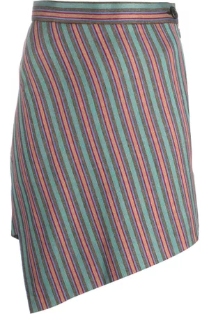 Vivienne Westwood Minifalda asimétrica a rayas 2010