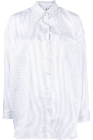 Acne Studios Camisa con bolsillo a rayas