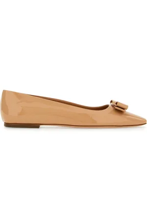 Salvatore Ferragamo Bailarinas Vara con detalle de lazo