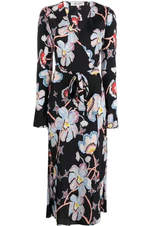 Diane von Furstenberg Vestido Tilly con estampado floral