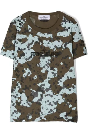 Stone Island Camiseta con logo bordado
