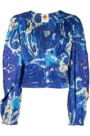 Farm Rio Camisa Tropical Groove con manga larga
