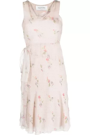 VALENTINO GARAVANI Vestido con estampado floral 2000