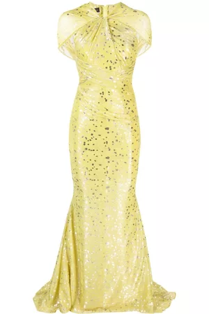 TALBOT RUNHOF Vestido con motivo gráfico