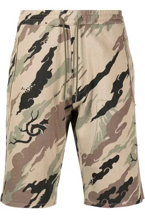 Maharishi Bermudas con motivo Bonsai Forest