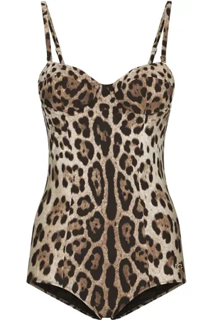Dolce & Gabbana Bañador con estampado de leopardo