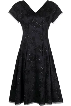 TALBOT RUNHOF Vestido midi con lentejuelas