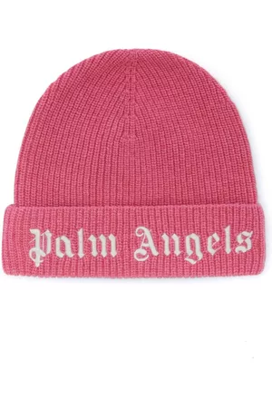 Palm Angels Gorro con logo bordado