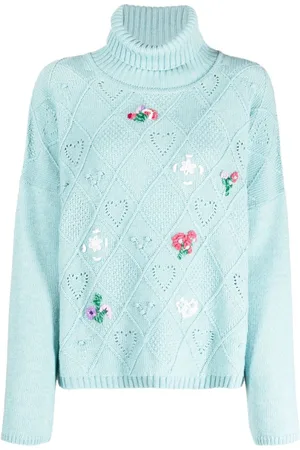 Twin-Set Jersey con bordado floral