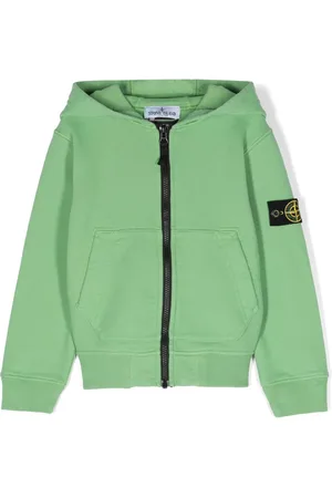 Stone Island Chaqueta con parche Compass