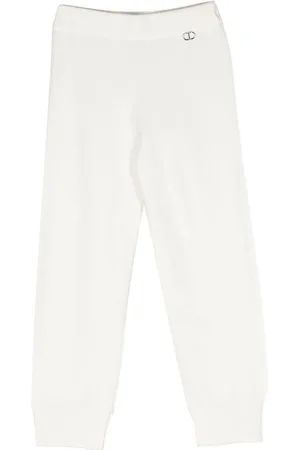 Twin-Set Pantalones de chándal con placa del logo